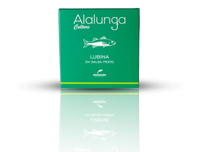 Zeebaars in pesto saus