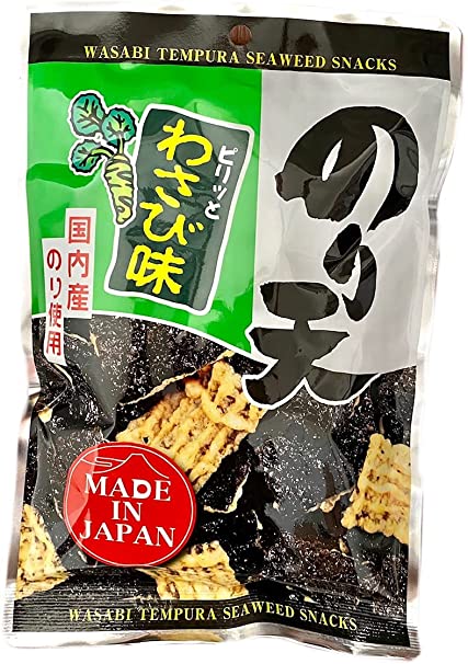 tempura crackers met wasabi