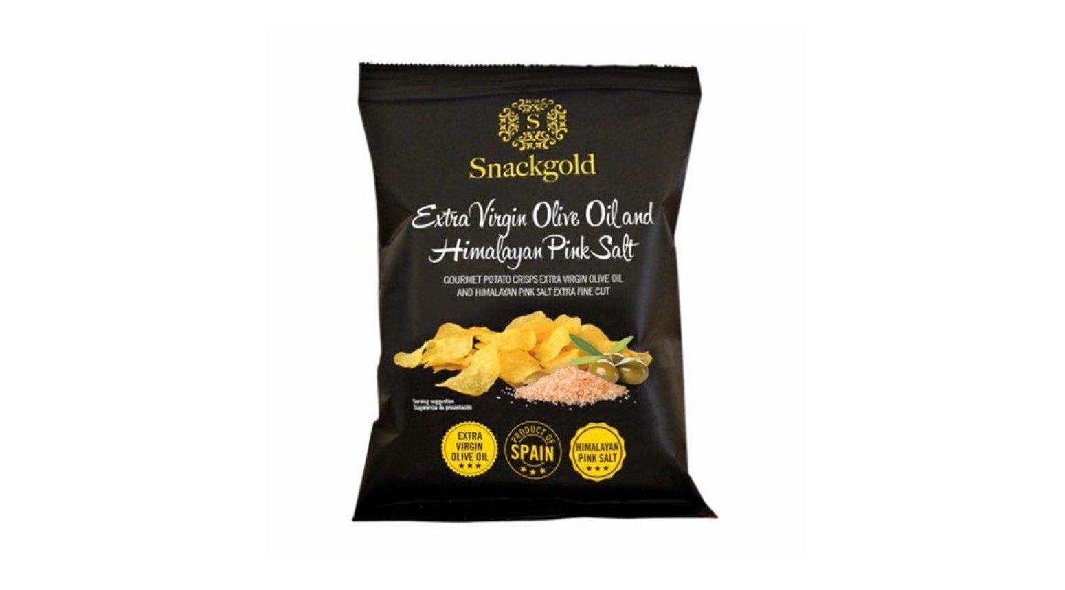 Snackgold Olive Oil & Himalayan Pink Salt